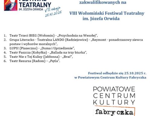 #8FestiwalTeatralny🎭✨ ZNAMY WYNIKI I ETAPU ELIMINACJI! ✨🎭